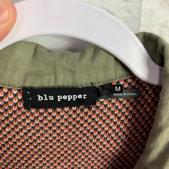 Blu Pepper Anorak Tapestry Needlepoint Back Vest M - Picture 6 of 7